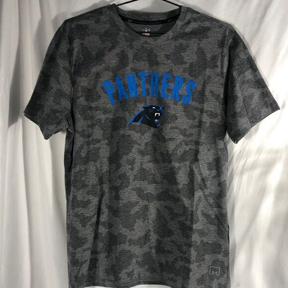 NFL MSX Michael Strahan Camo Panthers Short Sleeve Tee - Picture 1 of 6